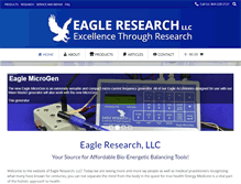 Tablet Screenshot of eagleresearchllc.com